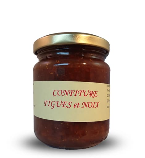 Confiture figues et noix