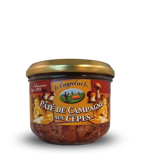 Pâté de campagne aux cèpes